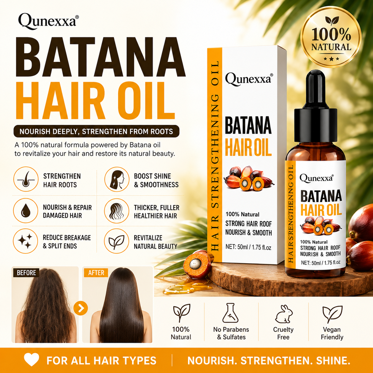 WATCH YOUR HAIR LOOK FULLER, THICKER & STRONGER!